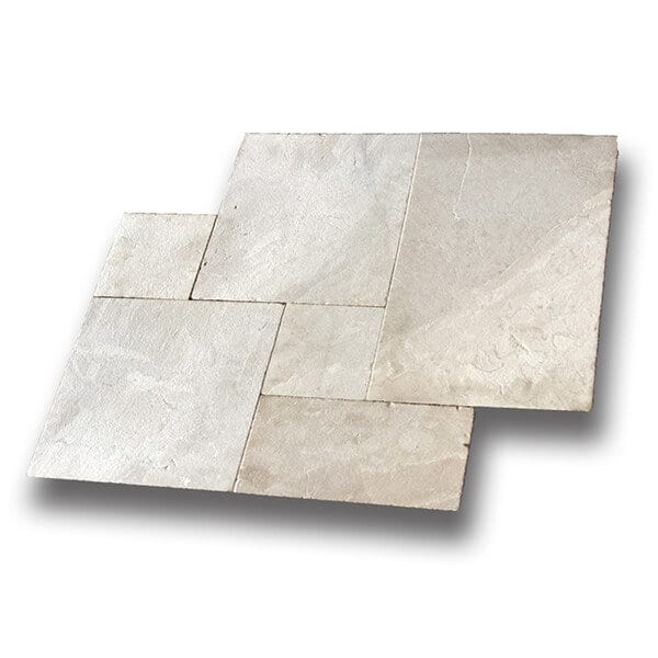 French Vanilla Sandblasted Marble Paver