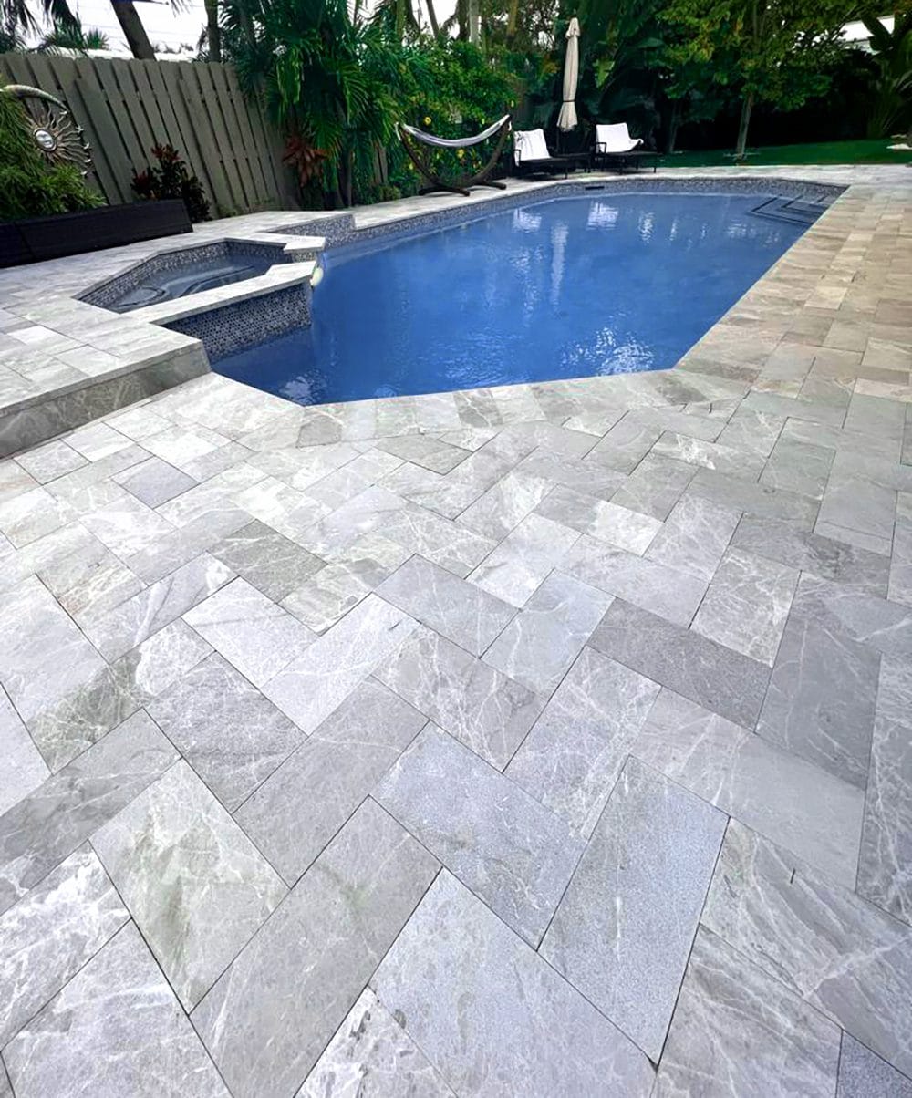 Natural stone tiles, pavers, copings, veneers, and more.