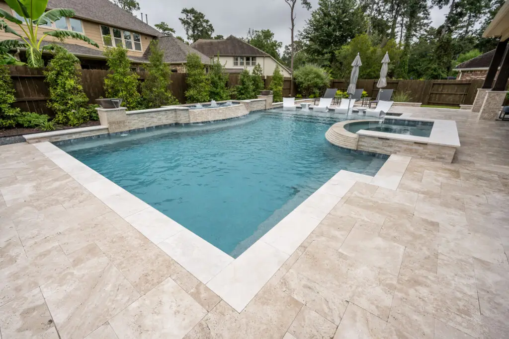 French Pattern Ivory Tumbled decking 4