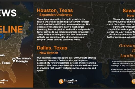 Natural stone tiles, pavers, copings, veneers, and more.