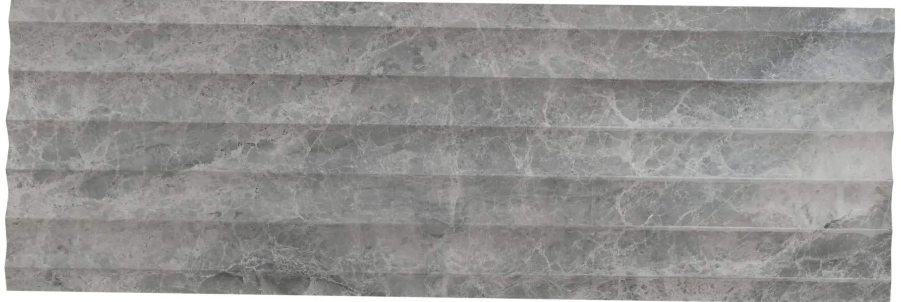 Fluted Linea Wave Tundra Gray 12x36