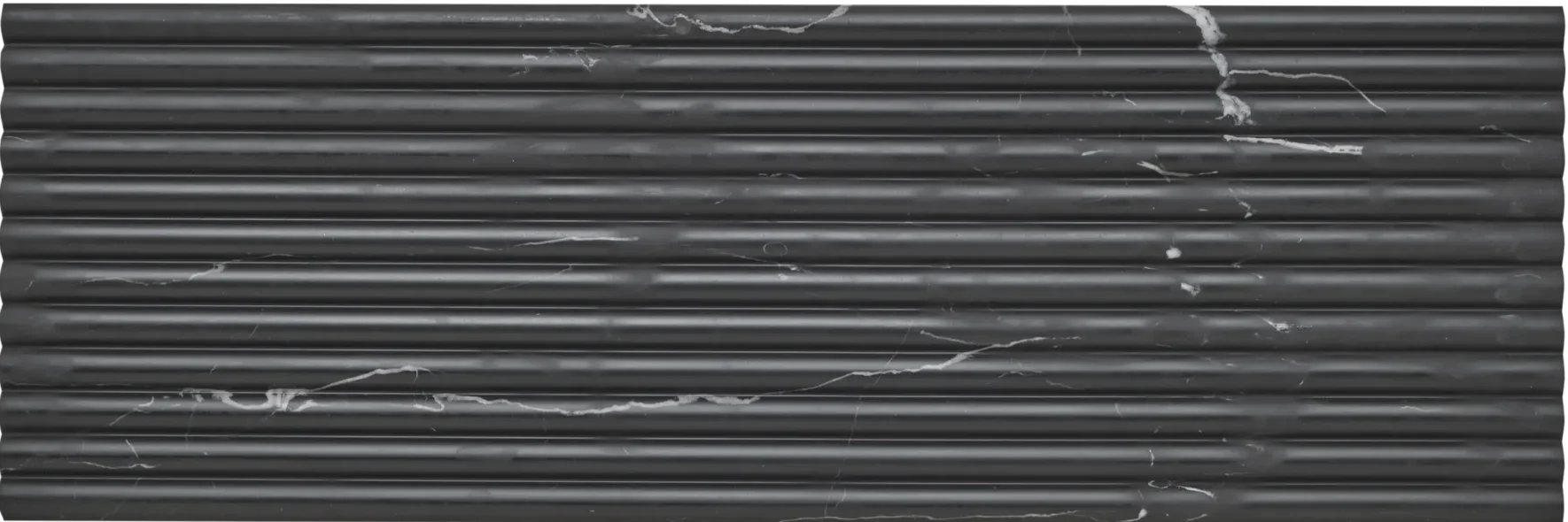 Fluted Neo Stripe Nero Marquina 12x36