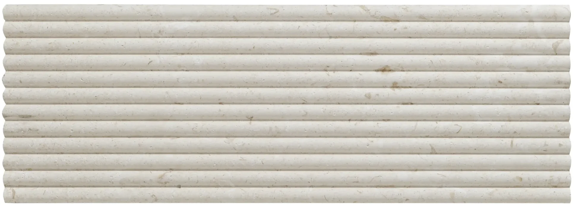 Fluted Neo Stripe Shell Beige 12x36