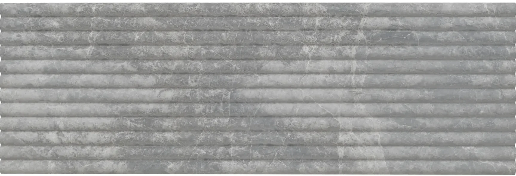 Fluted Neo Stripe Tundra Gray 12x36