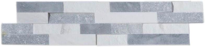 Sky White Honed & Splitface Ledger Panel